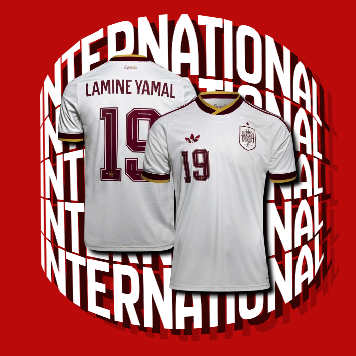 Spain Away 2026 Lamine Yamal 19 - Stadium Kit