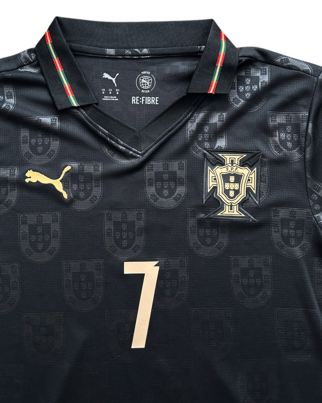 Portugal Third Kit Black Panther Edition Ronaldo 7 - Stadium Kit
