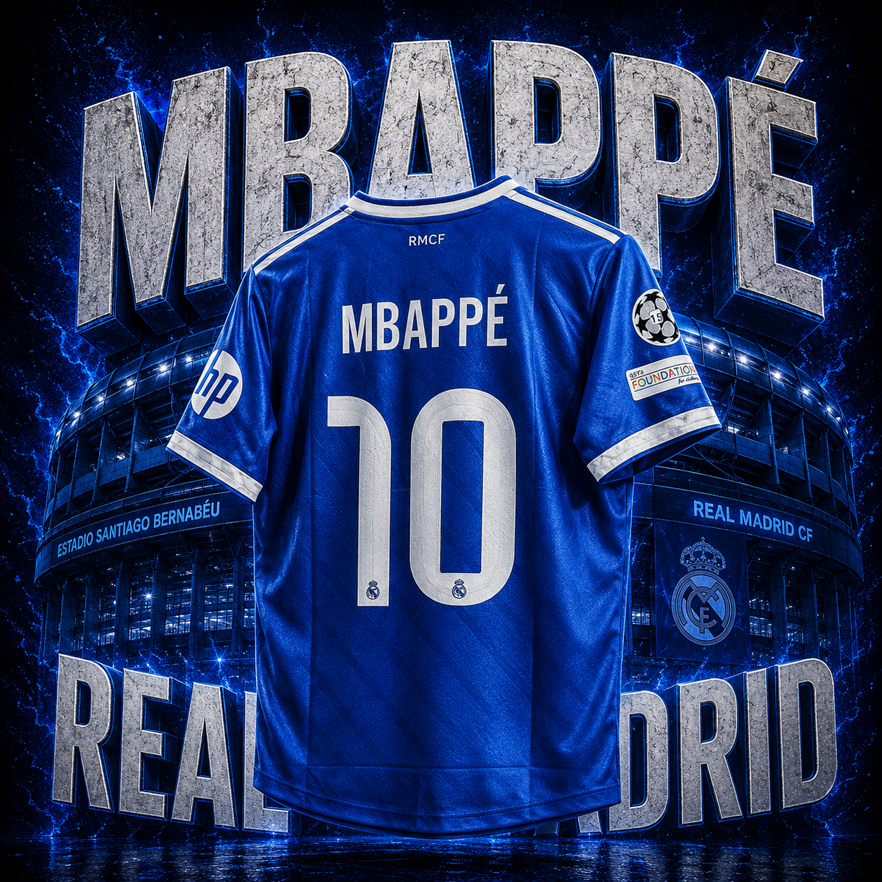Real Madrid Third Kit 25/26 Mbappe 10 - Stadium Kit