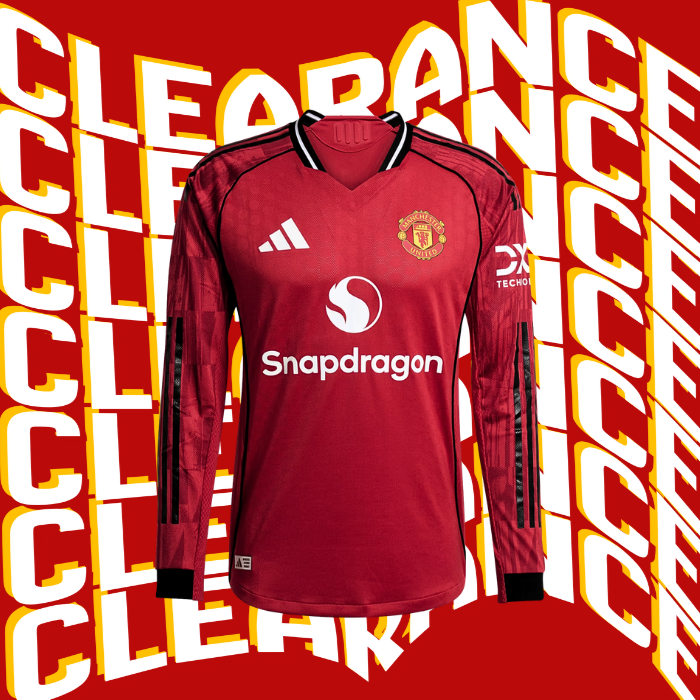 Man United Home 25-26 - (Full Sleeves) Players Version